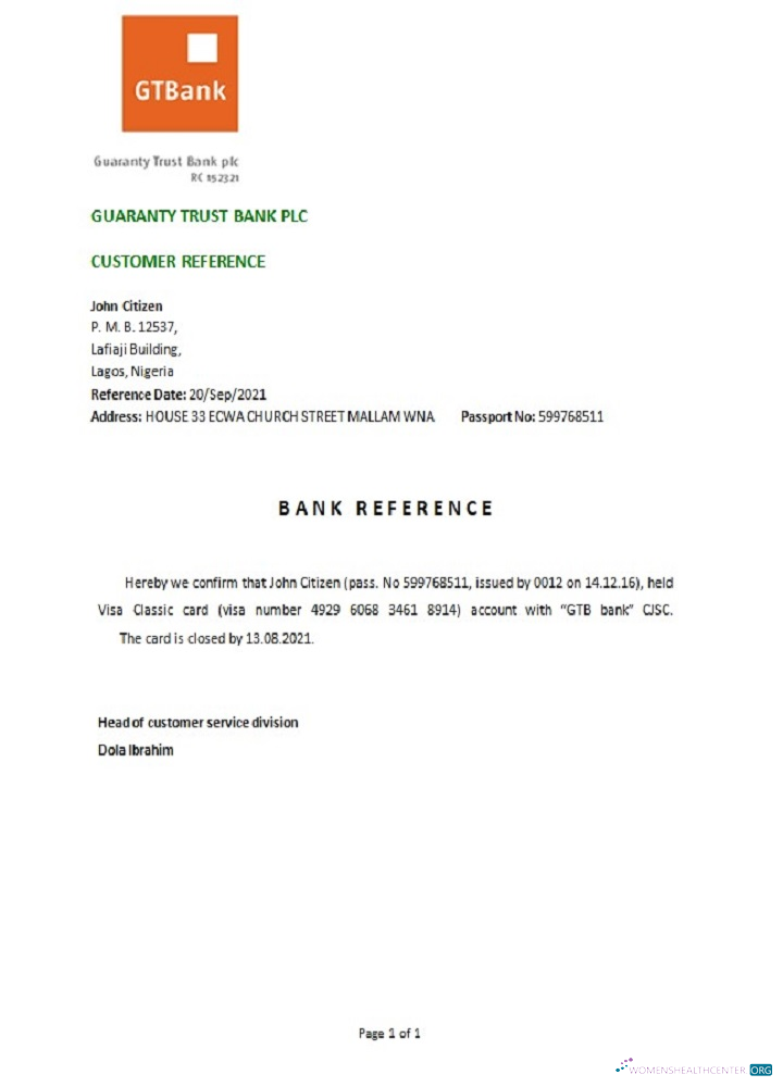 Download Nigeria GTBank closure reference Photoshop template